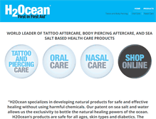 Tablet Screenshot of h2ocean.com